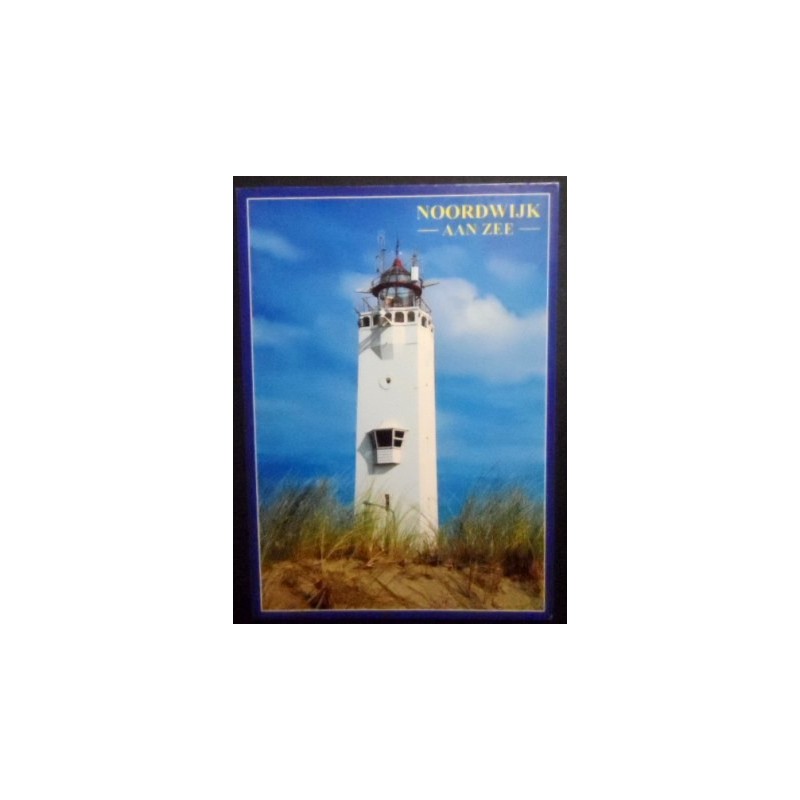 Imagem do cartão postal da Holanda Noordwijk aan Zee lighthouse anunciado