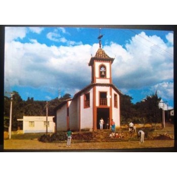 Imagem do cartão postal do Brasil de 1974 Igreja N.S.do Ó anunciado