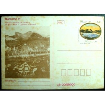 Imagem do cartão postal do Brasil de 1979 Igreja da Glória / RJ anunciado