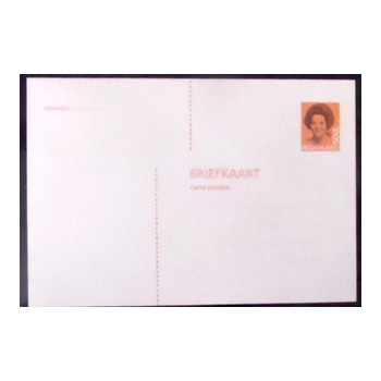 Imagem do cartão postal da Holanda Queen Beatrix Type Struyken 50 anunciado