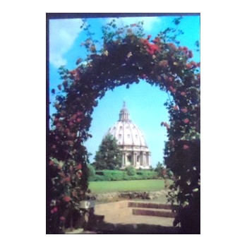 Imagem do cartão postal do Vaticano Giardini Vaticano anunciado