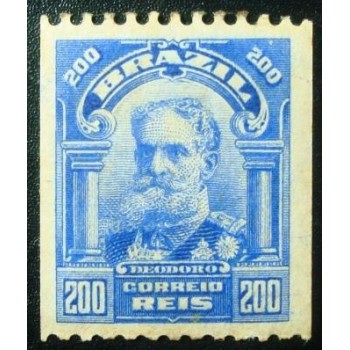 Imagem do selo postal do Brasil de 1916 Deodoro da Fonseca bobina N AL anunciado