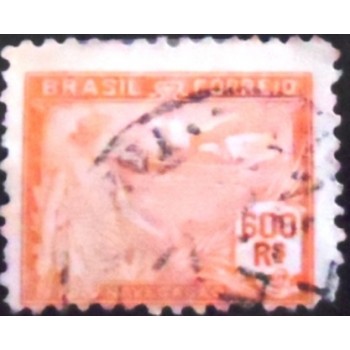 Imagem similar à do selo do Brasil de 1924 Navegação 600 U F anunciado