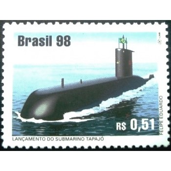 Imagem do selo postal do Brasil de 1998 Tapajós N anunciado