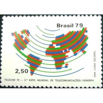 Imagem do selo postal do Brasil de 1984 110m com Barreiras M anunciado