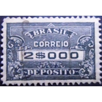 Imagem do selo Depósito do Brasil de1920 2$ D 30 anunciado
