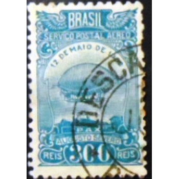 Imagem similar à do selo postal do Brasil de 1934 - PAX Augusto Severo anunciado