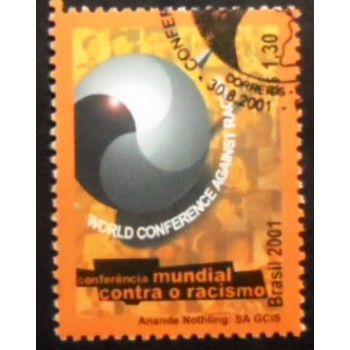 Selo postal do Brasil de 2001 Racismo NCC anunciado