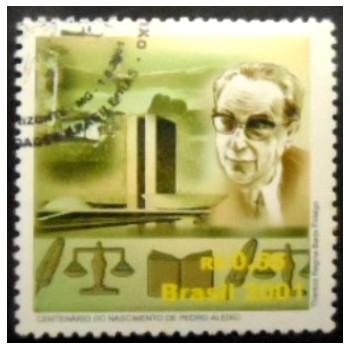 Selo postal do Brasil de 2001 Pedro Aleixo MCC anunciado
