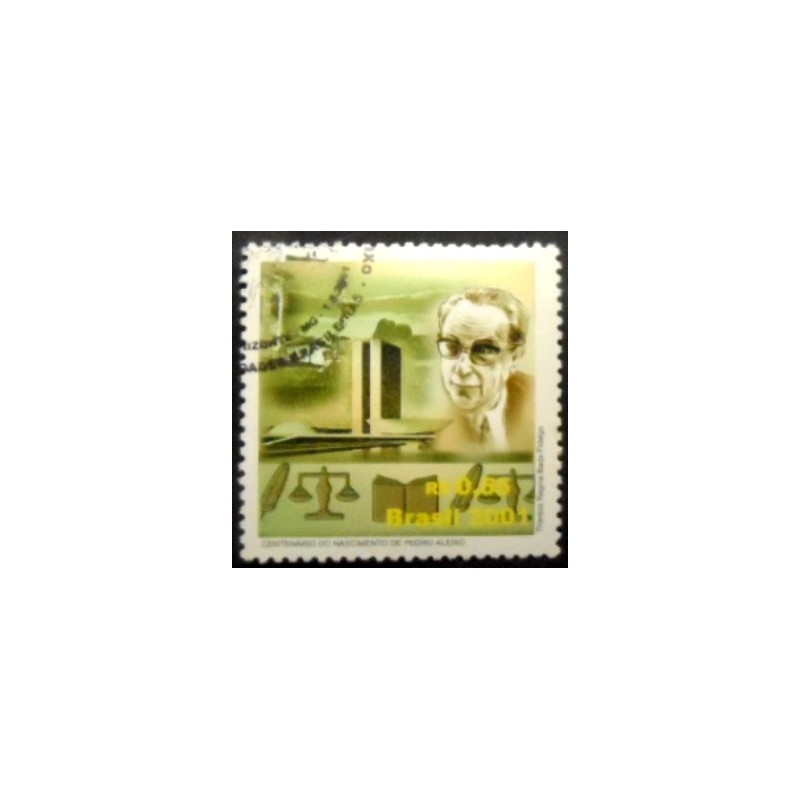 Selo postal do Brasil de 2001 Pedro Aleixo MCC anunciado