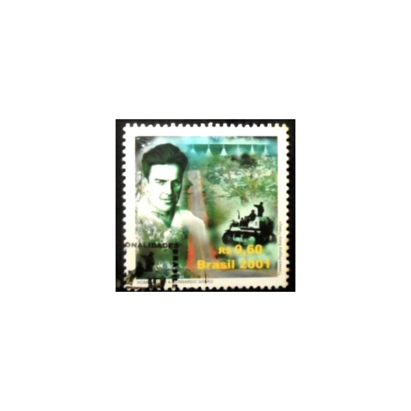 Selo postal do Brasil de 2001 Bernardo Sayão MCC anunciado