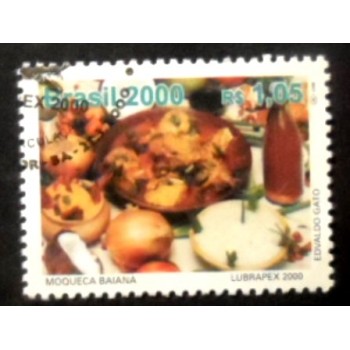 Imagem do selo postal do Brasil de 2000 Moqueca Baiana MCC