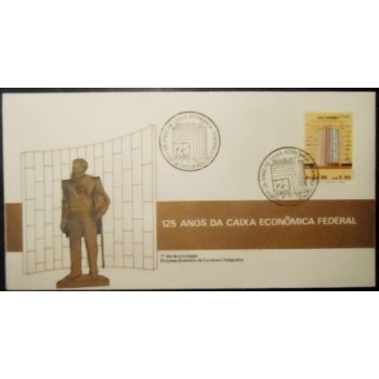 Imagem do FDC Oficial nº 407 de 1986 Caixa Econômica Federal 15277