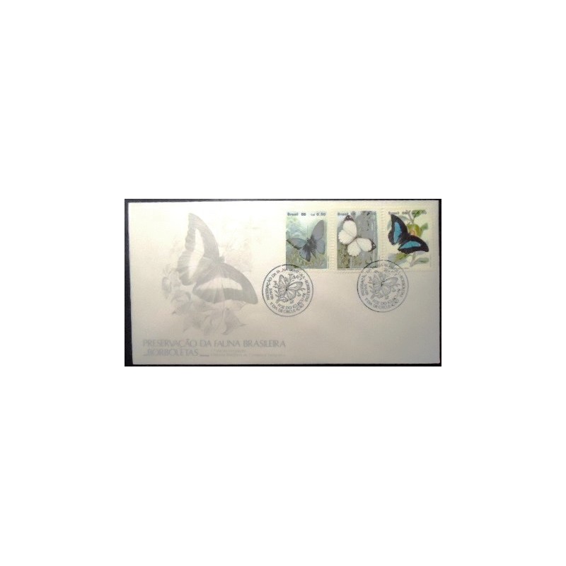 Imagem do envelope FDC Oficial de 1986 Preservação da Flora 35209