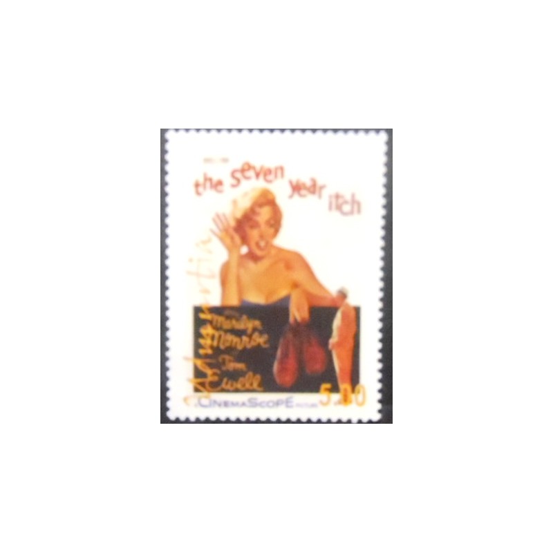 Selo postal ilegal de Udmurtia de 2004 Marylin Monroe 6