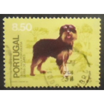 Imagem do selo postal de Portugal de 1981 Portuguese Shepherd U