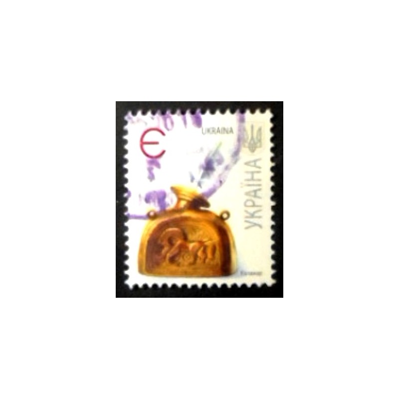 Imagem do Selo postal da Ucrânia de 2008 Inkpot
