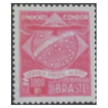 Imagem do selo postal do Brasil de 1927 Sindicato Condor K 3 M JP