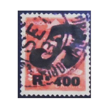 Imagem do selo postal do Brasil de 1930 Sindicato Condor K9 U anunciado