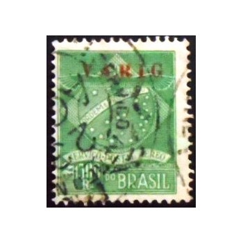 Imagem do selo postal do Brasil de 1927 Varig V2 anunciado
