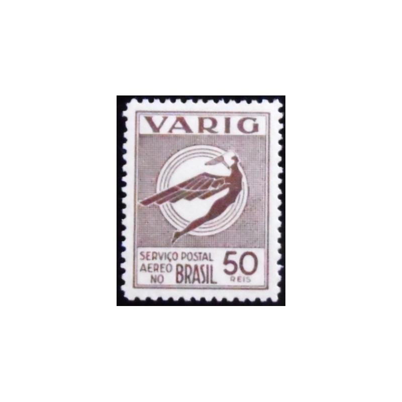 Imagem do selo postal Correio Aéreo VARIG V 17 M JP anunciado