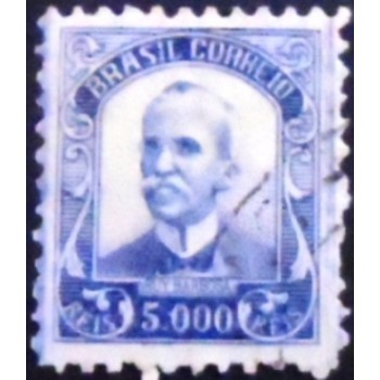 Selo postal do Brasil de 1938 Ruy Barbosa 5 U