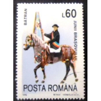 Selo postal da Romênia de 1995 Bătrân anunciado