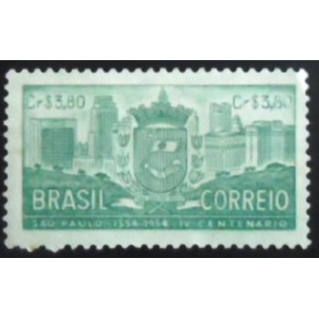 Imagem do selo do Brasil de 1954 4º Centenário de São Paulo 3,80 N