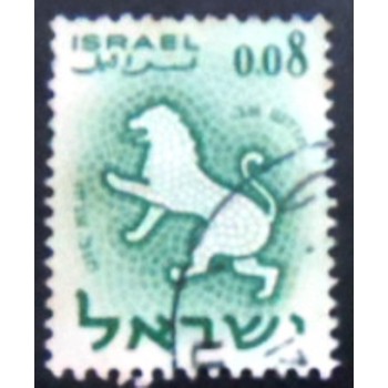 Imagem similar à do so selo postal de Israel de 1961 Leo