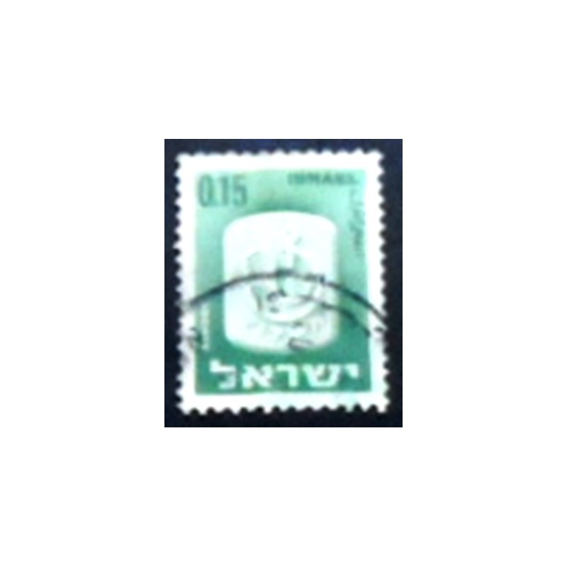 Imagem similar à doselo postal de Israel de 1965 Ashdod Ux anunciado