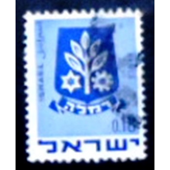 Imagem do selo postal de Israel de 1970 Ramla anunciado