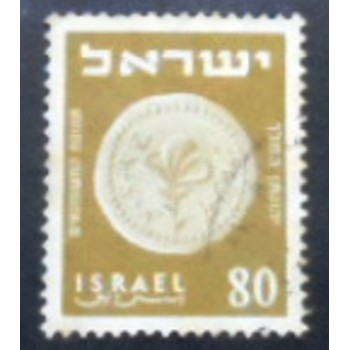 Imagem do selo postal de Israel de 1954 Blossom anunciado