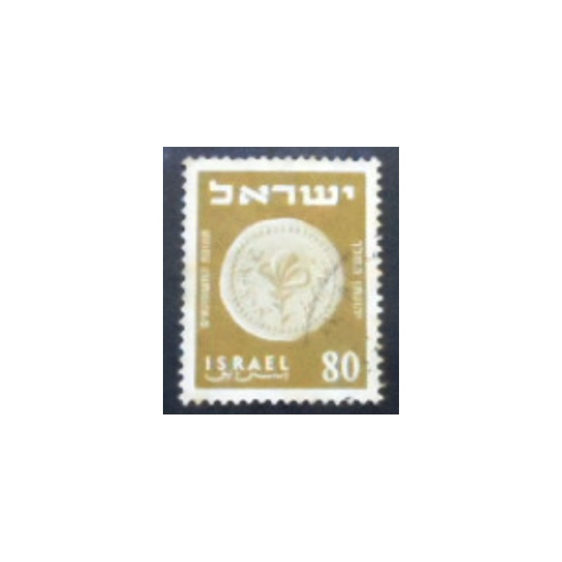 Imagem do selo postal de Israel de 1954 Blossom anunciado