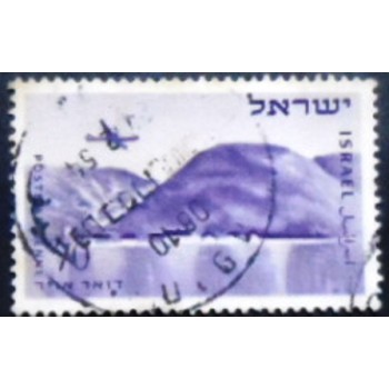 Imagem do Selo postal de Israel de 1954 Ein Gev, Sea of Galilee anunciado