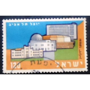 Imagem do selo postal de Israel de 1959 Anniversary of Tel Aviv U anunciado