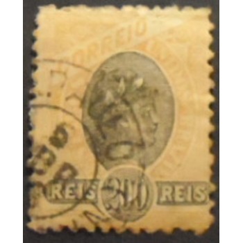 Imagem similar à do selo Postal do Brasil de 1894 República 200 U