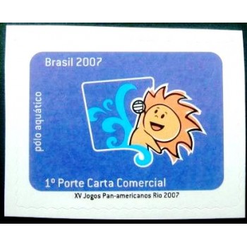 Imagem do selo postal do BRASIL DE 2007 Polo Aquático M