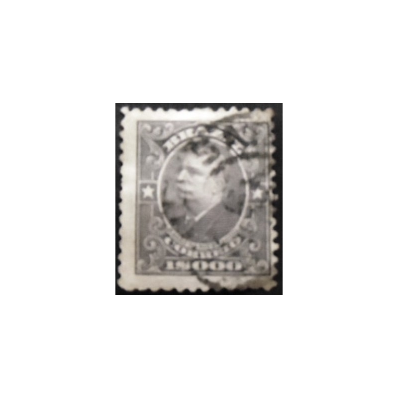 Imagem similar á do selo do Brasil de 1915 Barão Rio Branco 1 anunciado
