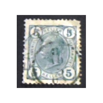 Imagem do selo postal da Áustria de 1904 - Emperor Franz Joseph 5 UA anunciado