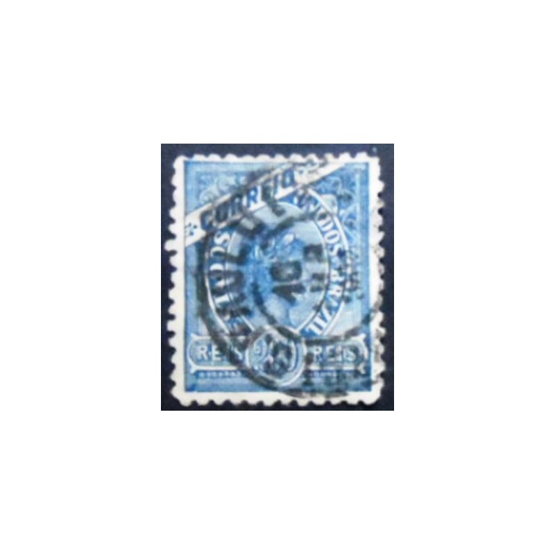 Imagem do selo postal do Brasil de 1902 Alegoria República 200 U anunciado