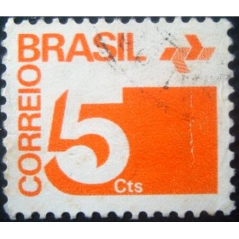 Imagem similar à do selo postal Regular emitido no Brasil em 1974 540 U anunciado