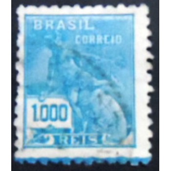 Imagem similar a do selo postal do Brasil de 1929 Mercúrio 1000 U anunciado
