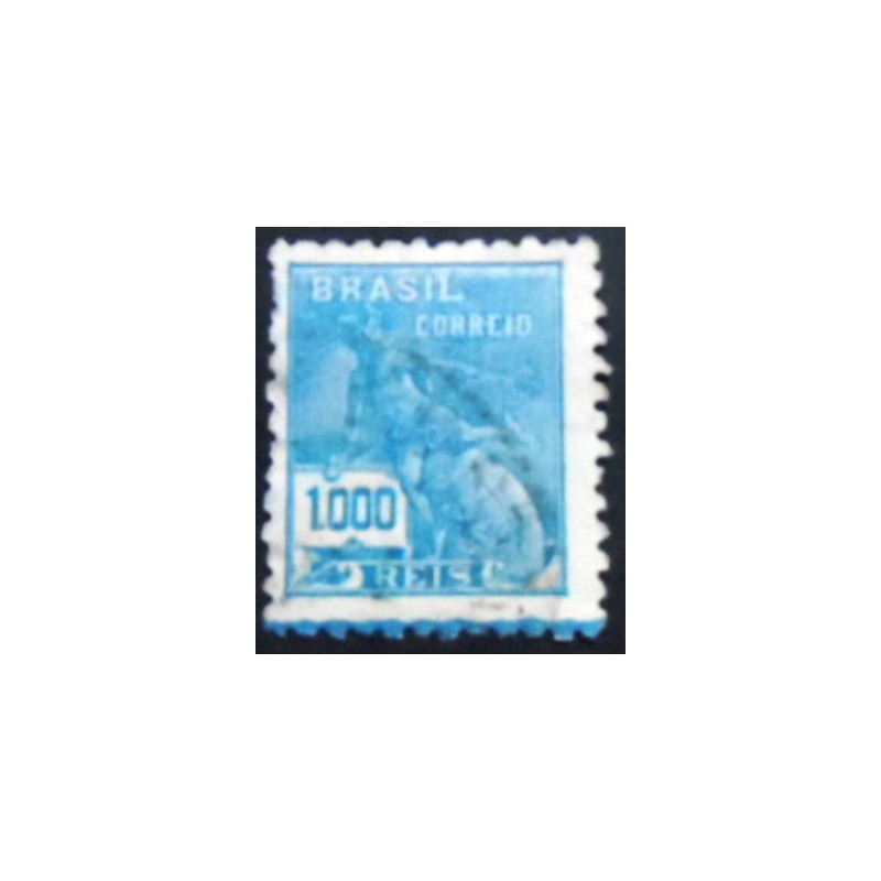 Imagem similar a do selo postal do Brasil de 1929 Mercúrio 1000 U anunciado