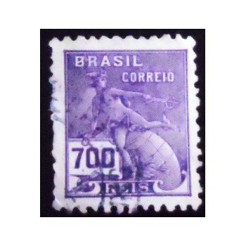 Imagem similar à do selo postal do Brasil de 1931 Mercúrio 700 U anunciado