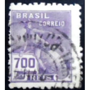 Imagem similar à do selo postal do Brasil de 1931 Mercúrio 700 U A