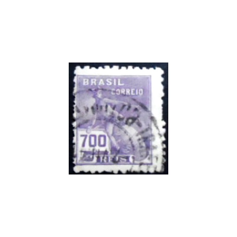 Imagem similar à do selo postal do Brasil de 1931 Mercúrio 700 U A