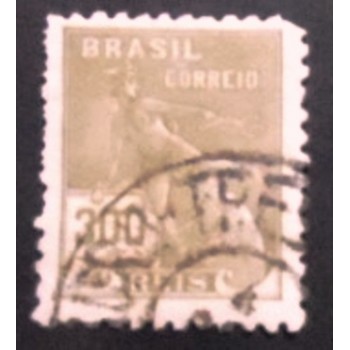 Imagem similar à do selo postal do Brasil de 1936 Mercúrio 300 N anunciado