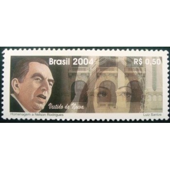 Selo postal do Brasil de 2004 Nelson Rodrigues anunciado