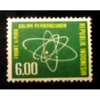 Selo postal da Indonésia de 1962 Science for Development 6 anunciado