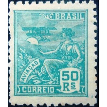 Imagem do selo postal do Brasil de 1939 Aviação N